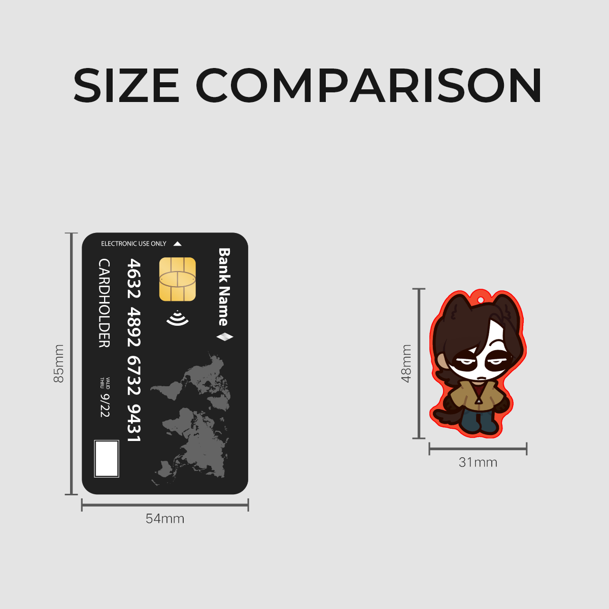 Masky Kitty Phone Charm