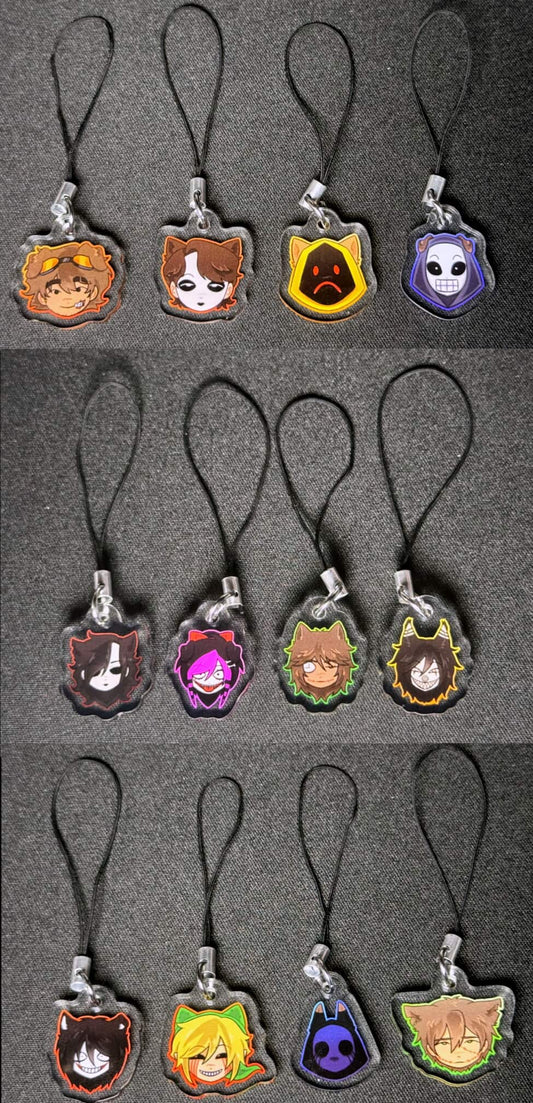 Creepypasta Phone Charms (1st Edition)