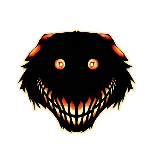 Smile Dog Keychain
