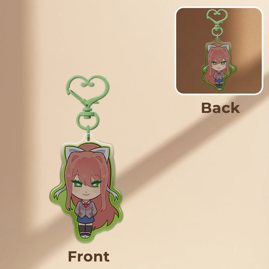 Monika DDLC Keychain