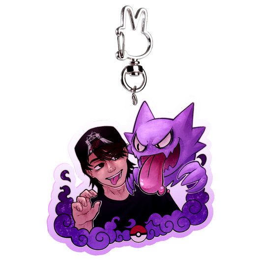 Double Sided Habit Pokemon Keychain
