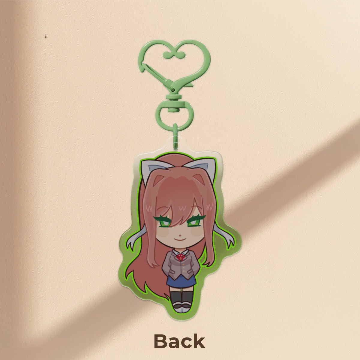 Monika DDLC Keychain
