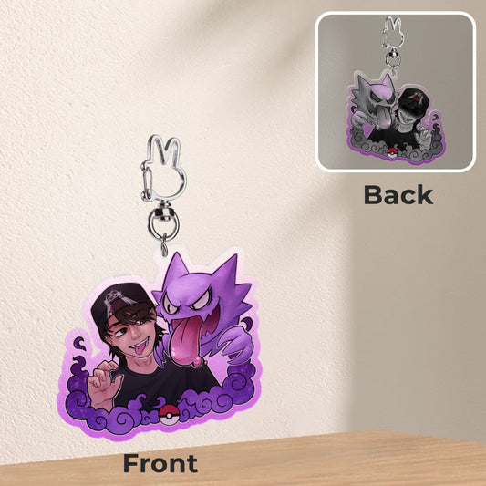 Double Sided Habit Pokemon Keychain