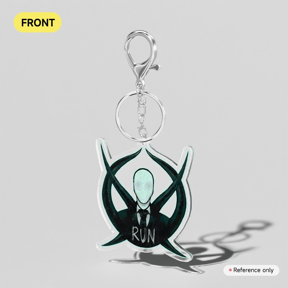 Slenderman Keychain