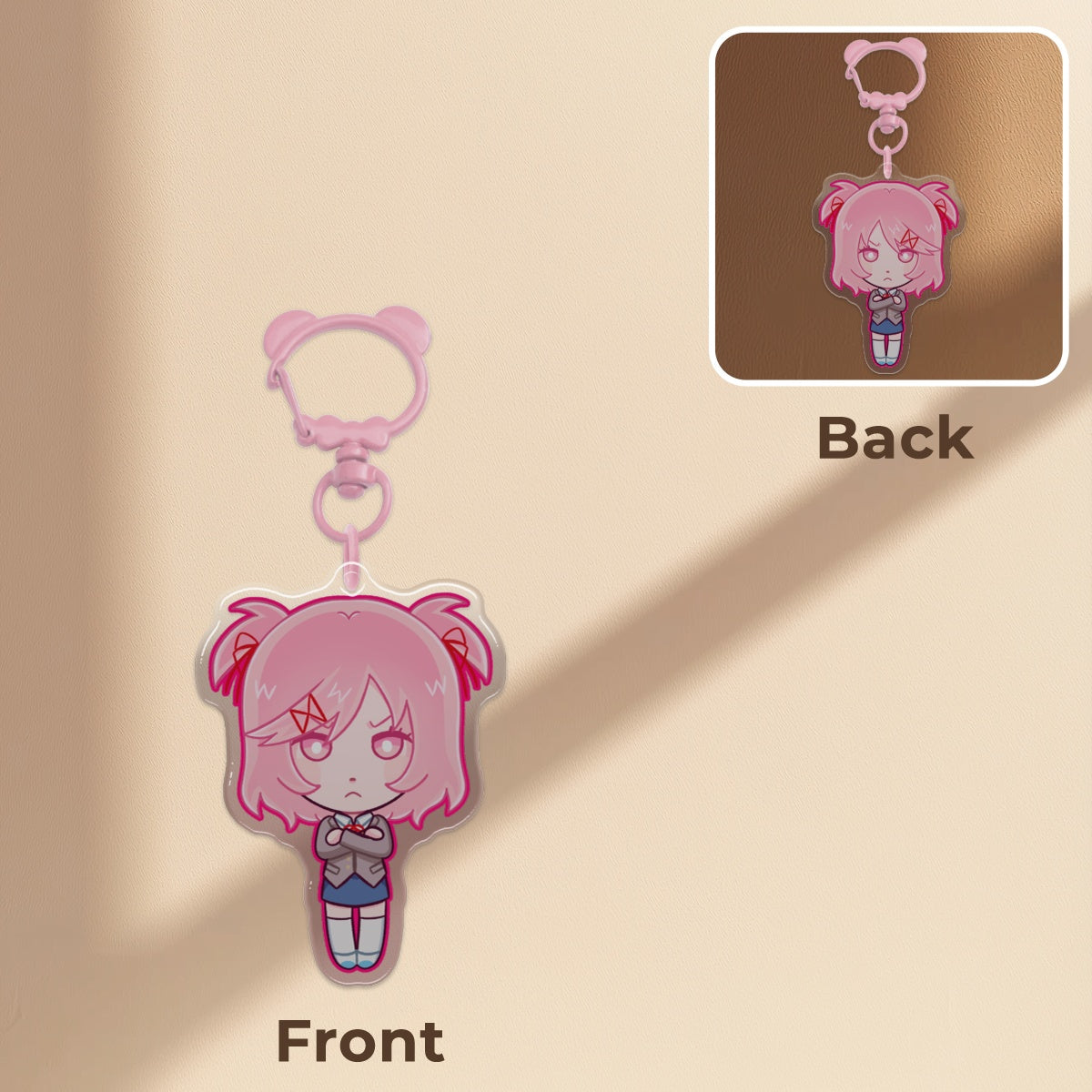 Natsuki DDLC Keychain