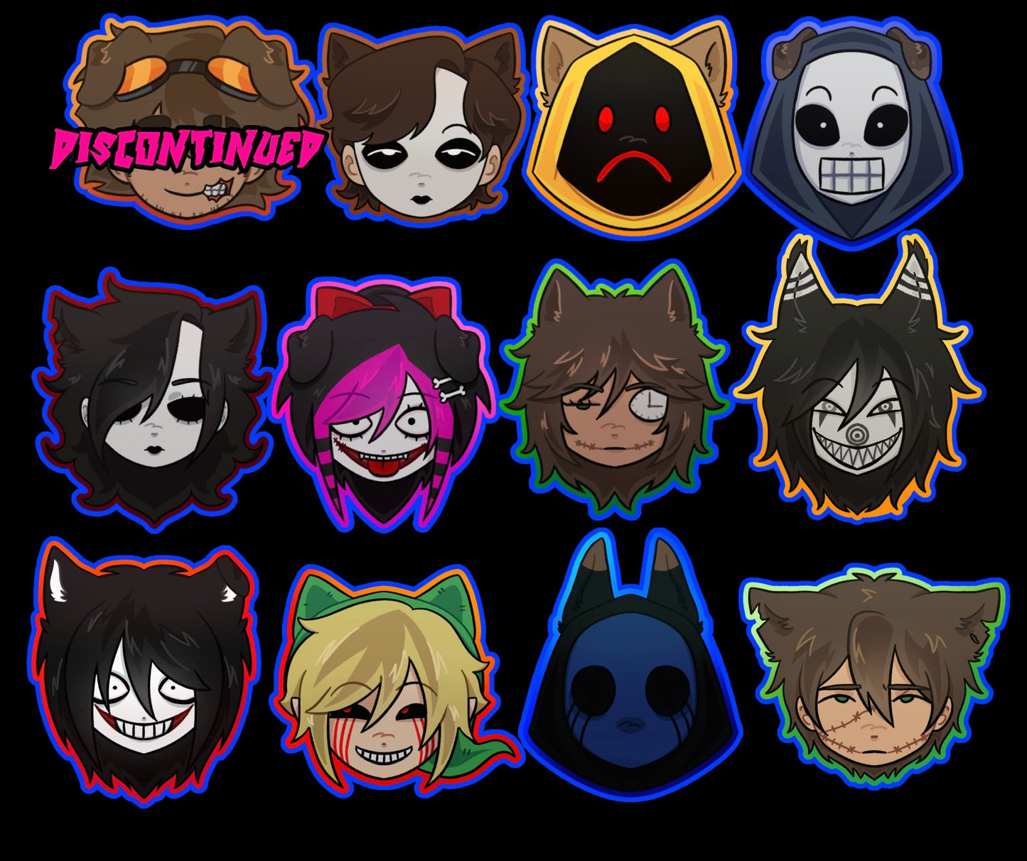 Creepypasta Phone Charms (1st Edition)