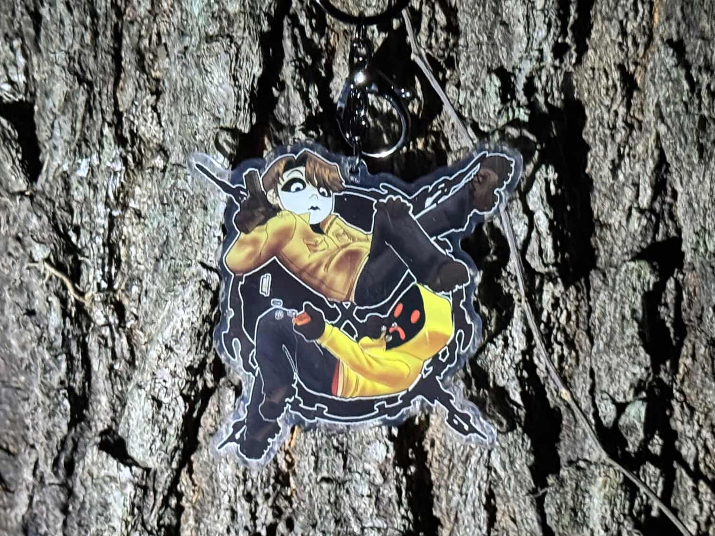 Marble Hornets Keychain