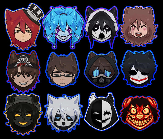 Creepypasta Phone Charms (2nd Edition)