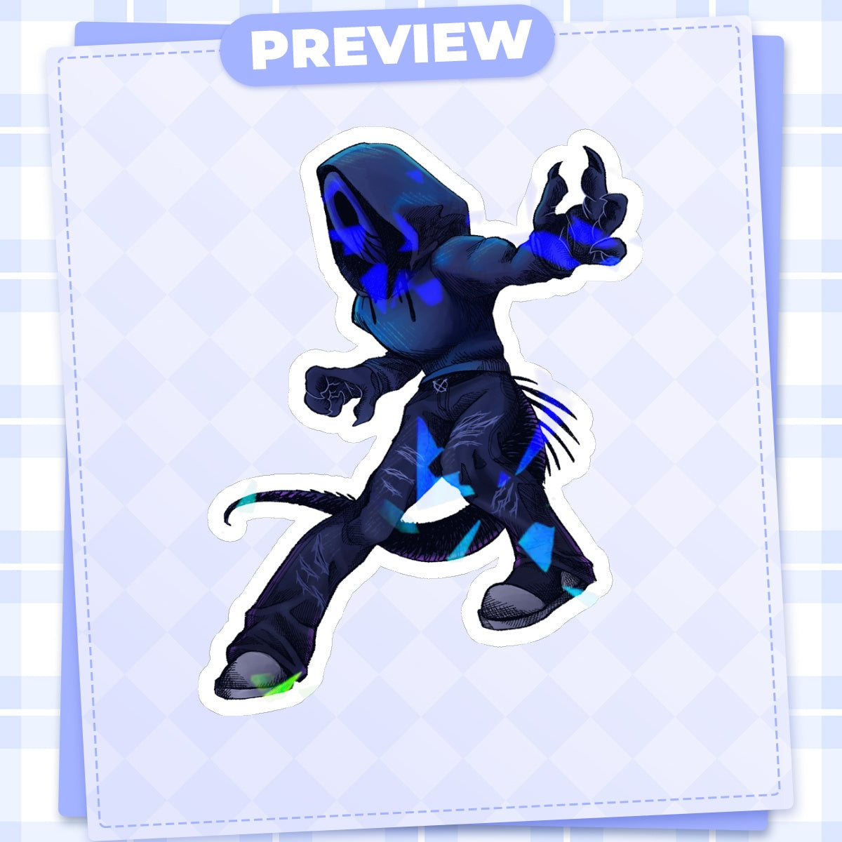 Eyeless Jack Sticker
