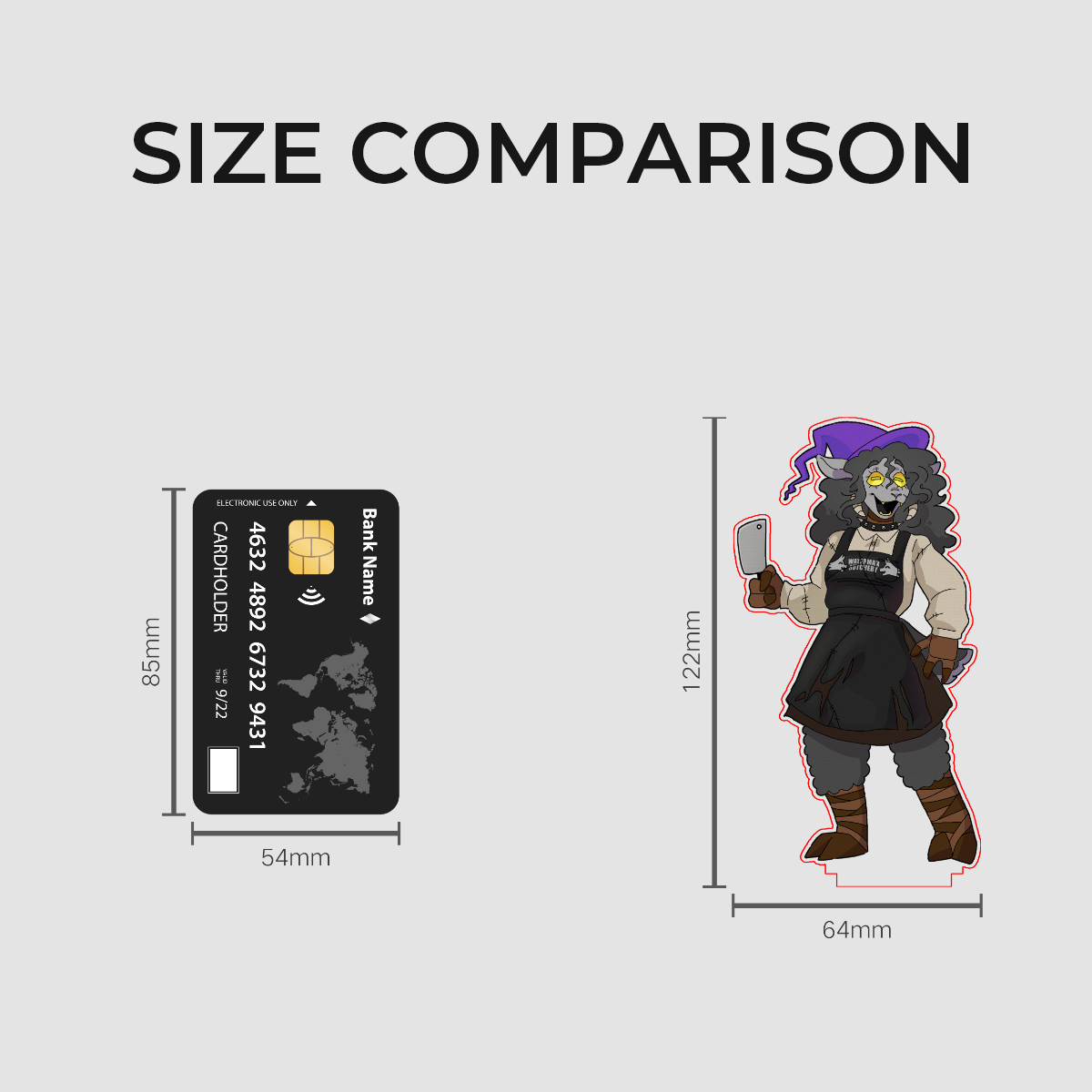 Rachel Waterman / Witch Sheep Acrylic Standee