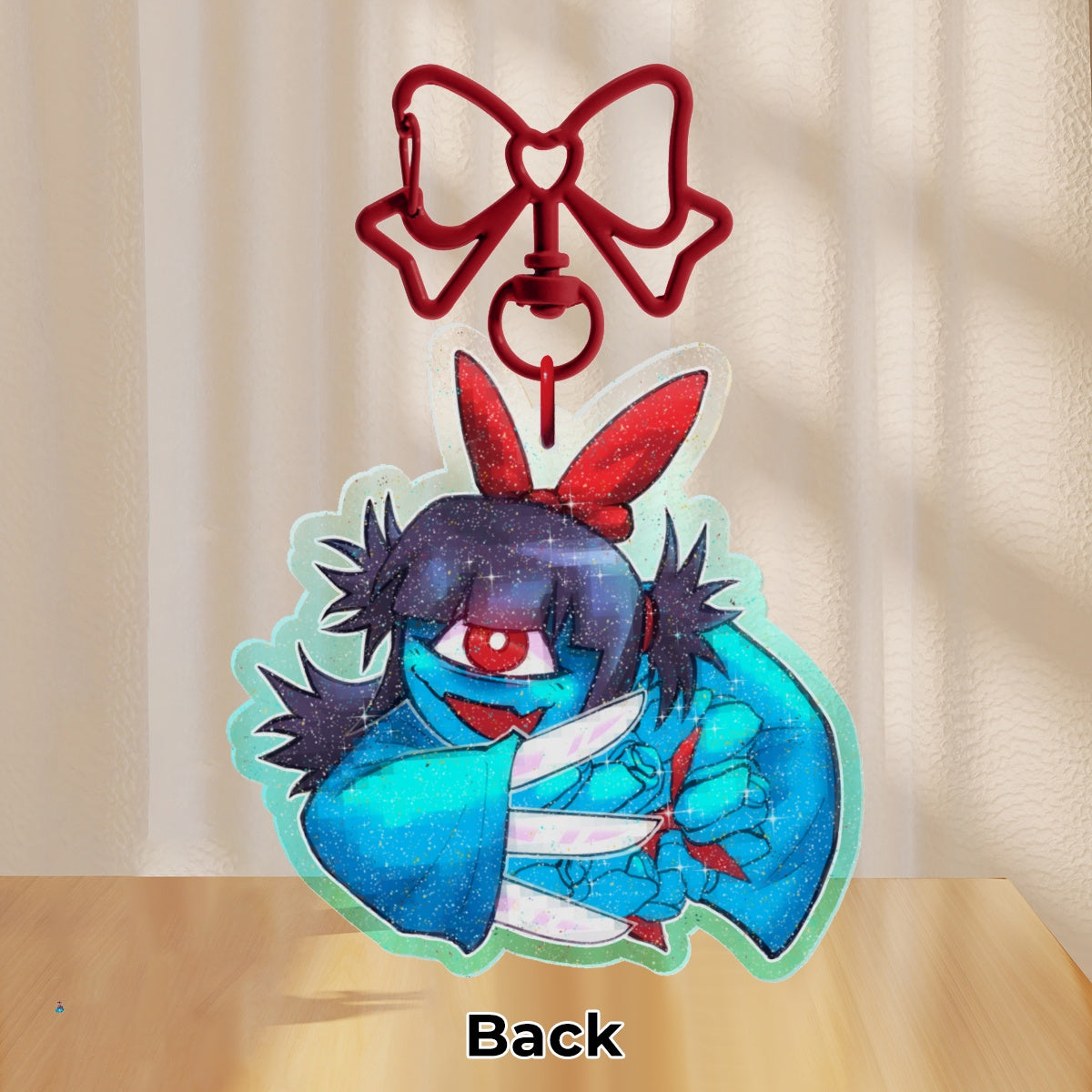 Aqua Keychain