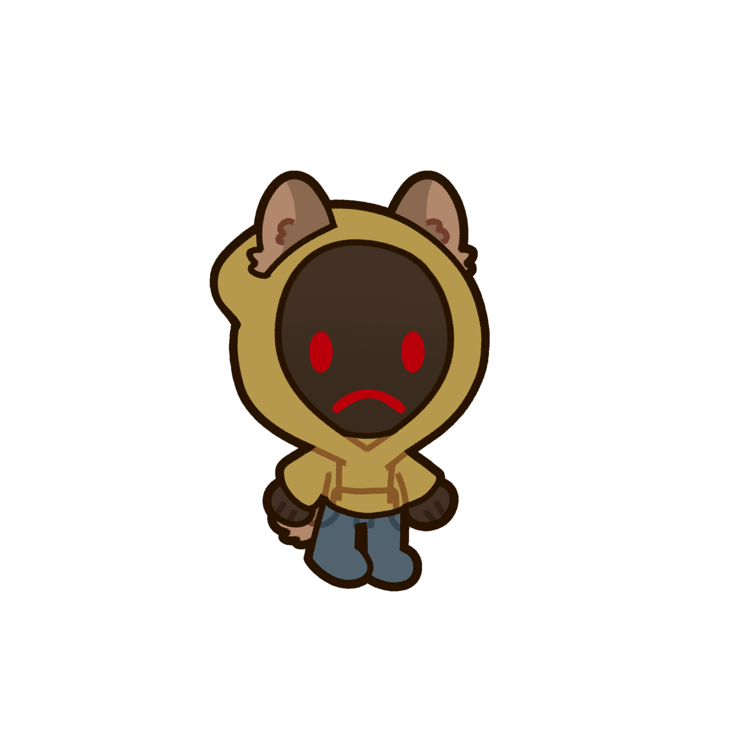 Hoodie Doggy Phone Charm