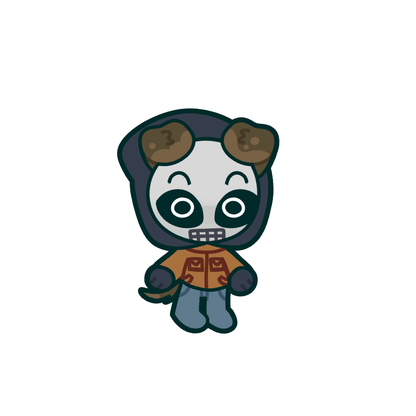 Skully Kitty Phone Charm