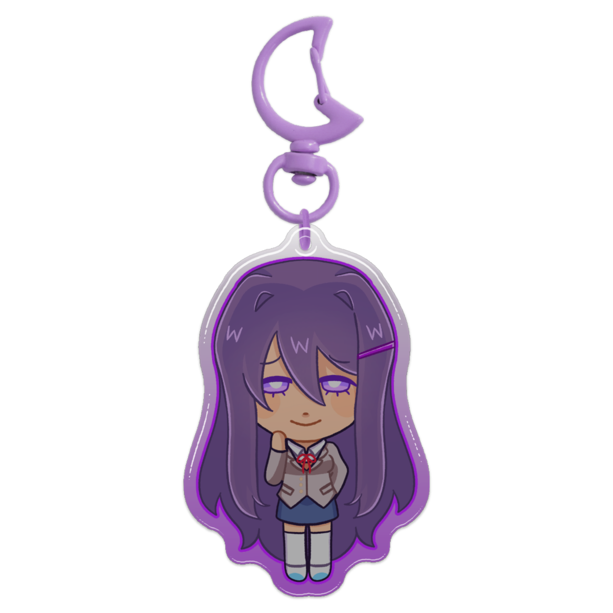 Epoxy Clear Acrylic Keychains