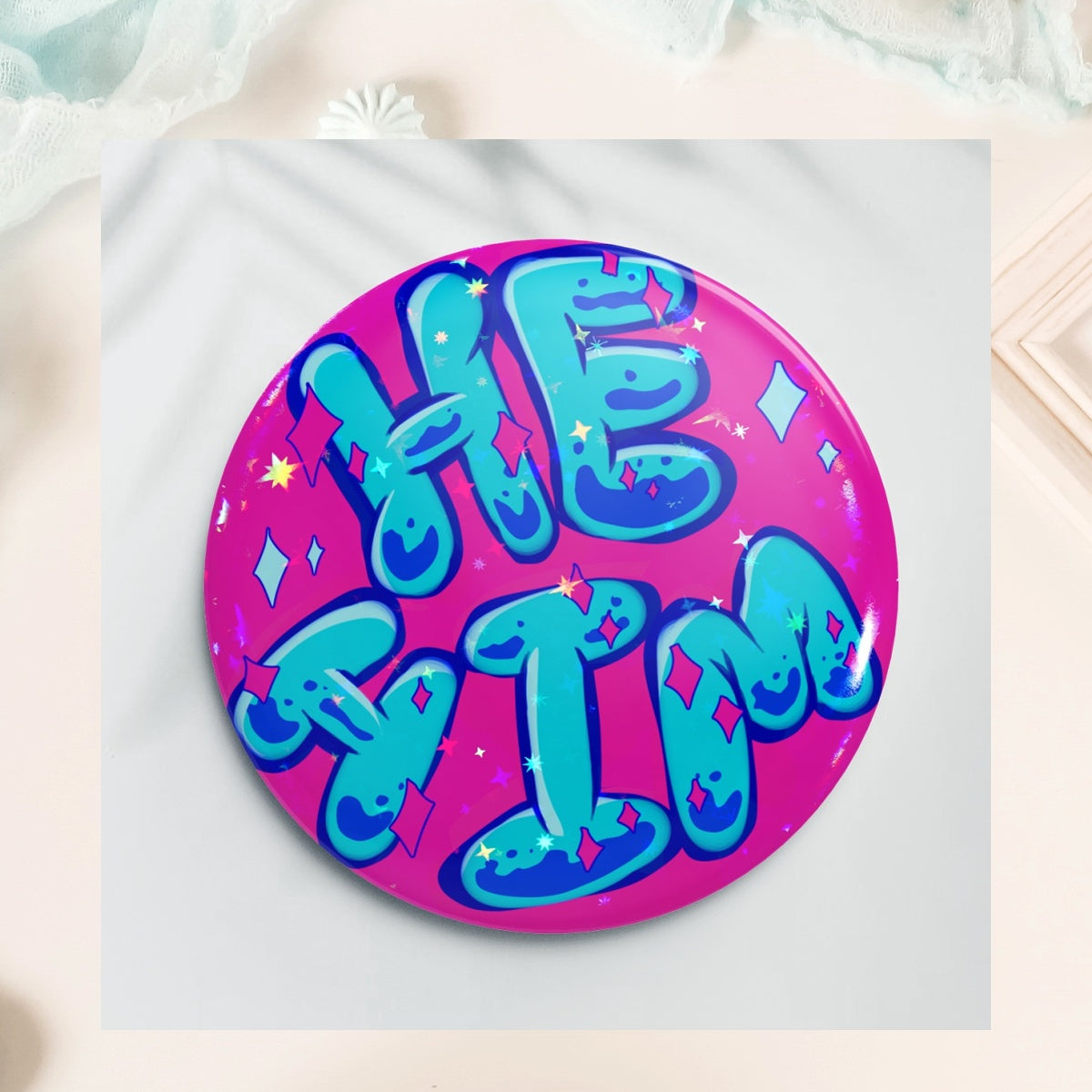 He/Him Badge