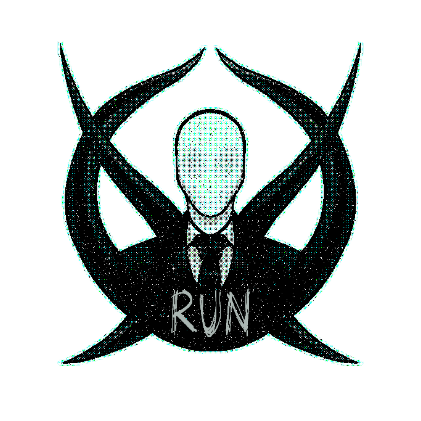 Slenderman Keychain
