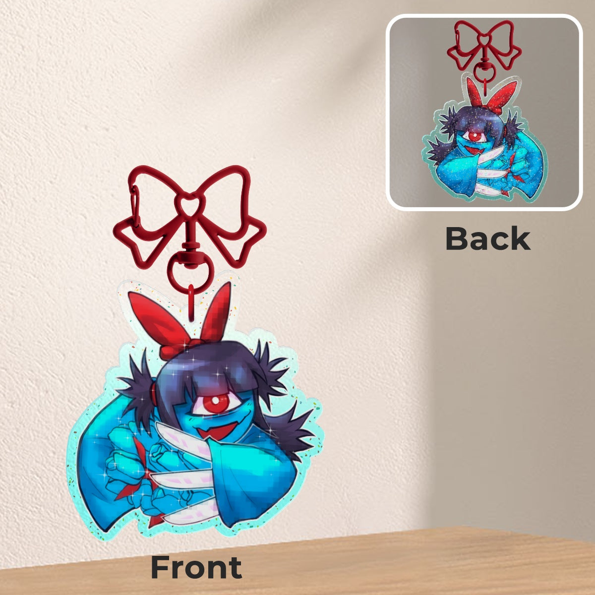 Aqua Keychain