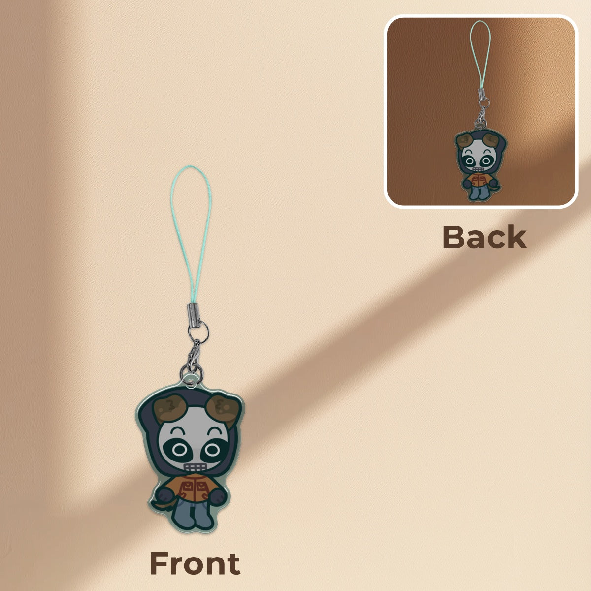 Skully Kitty Phone Charm