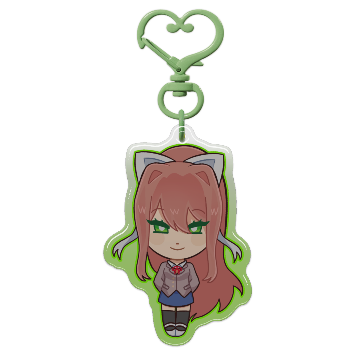 Monika DDLC Keychain