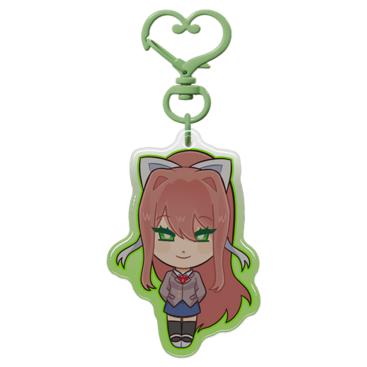 Monika DDLC Keychain