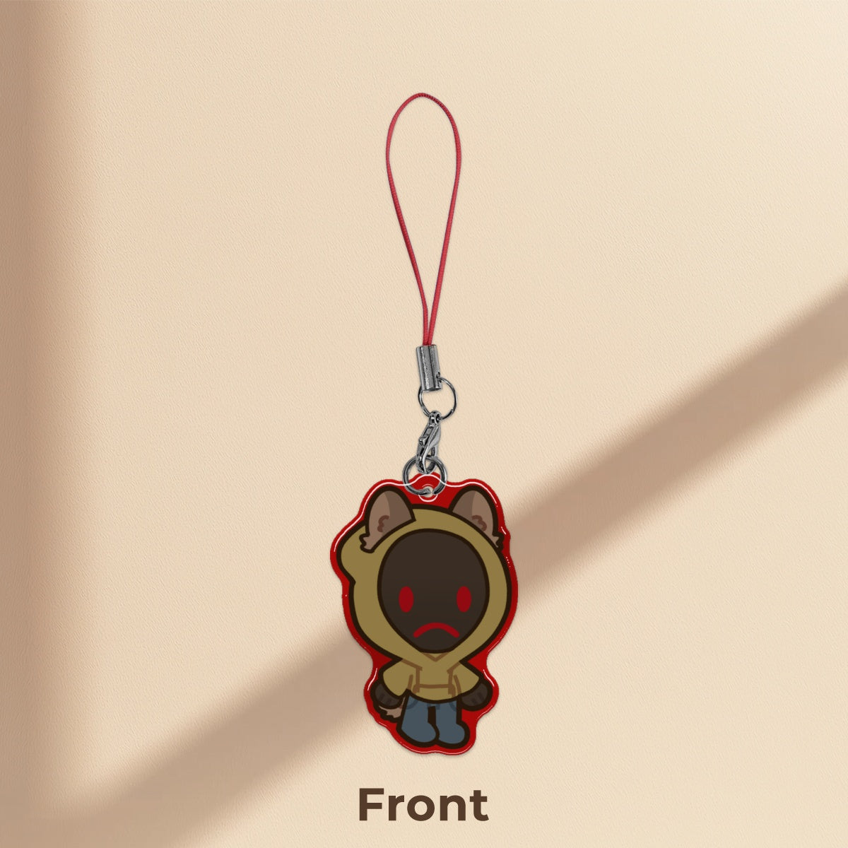 Hoodie Doggy Phone Charm