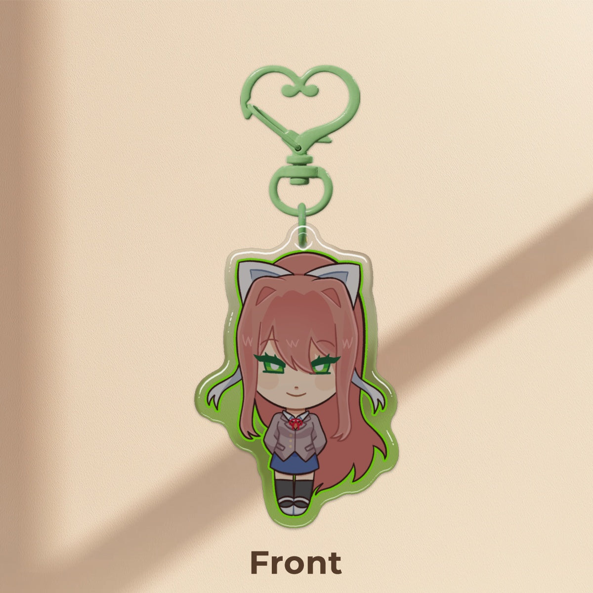Monika DDLC Keychain